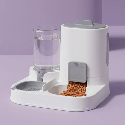 Automatic Gravity Cat Water and Food Dispenser